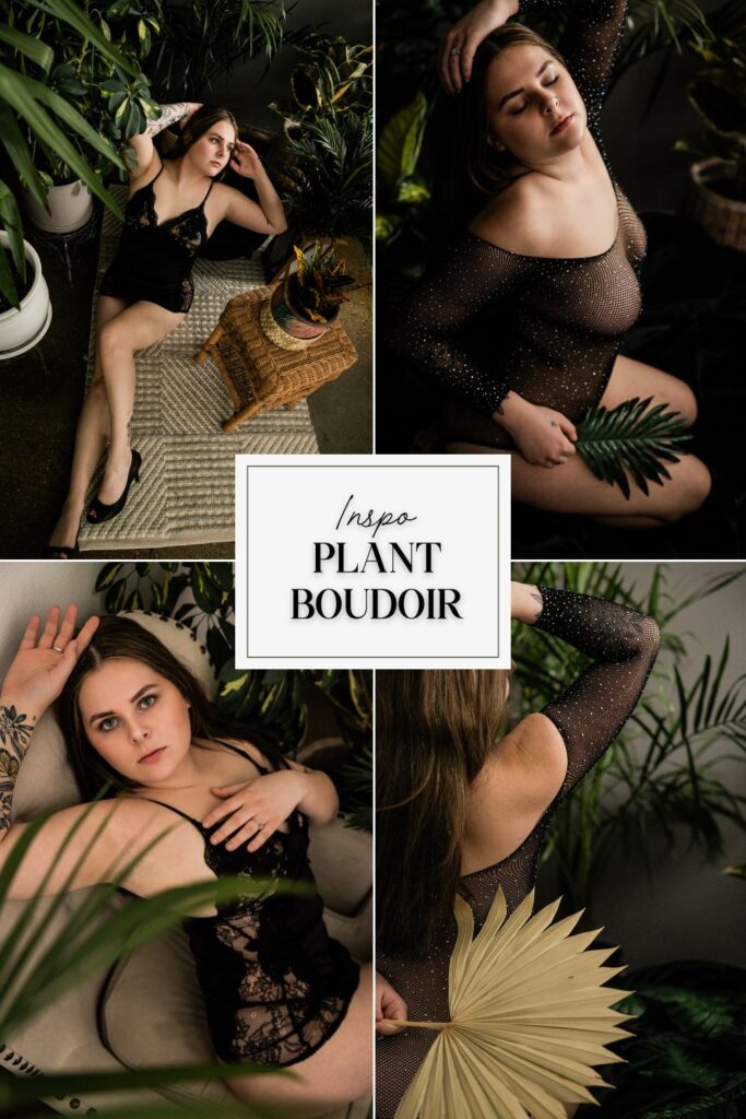 Plant boudoir collage