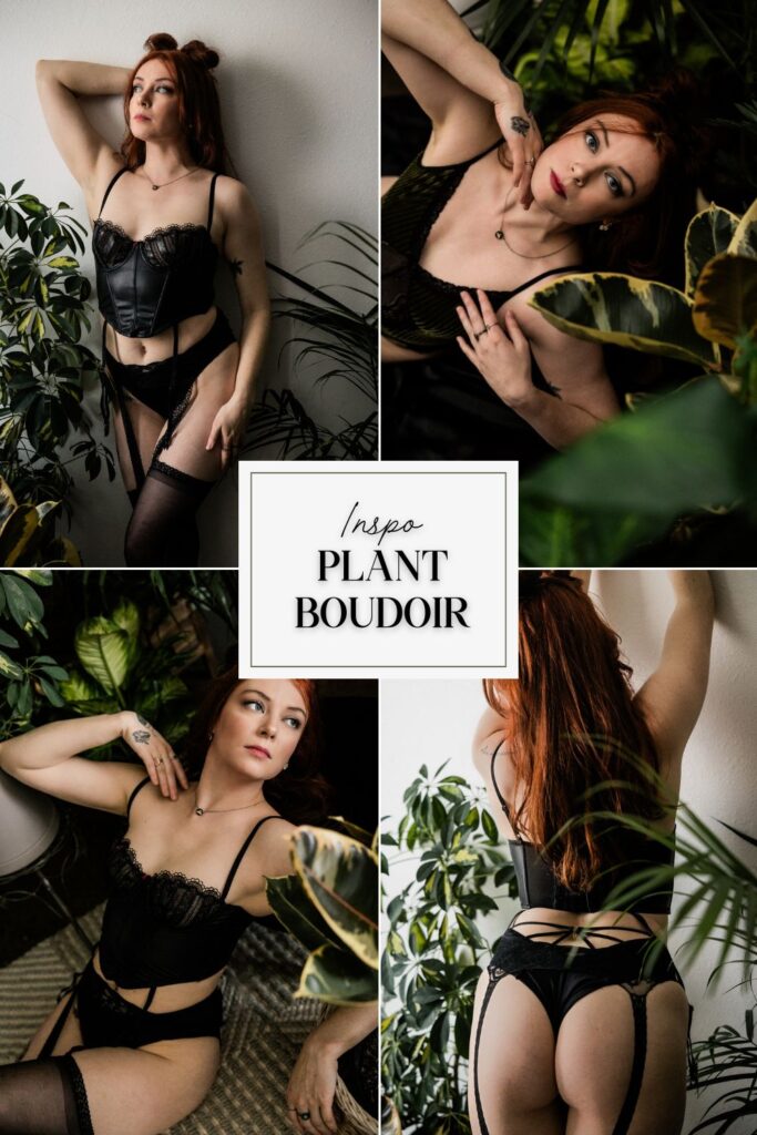 Plant boudoir collage