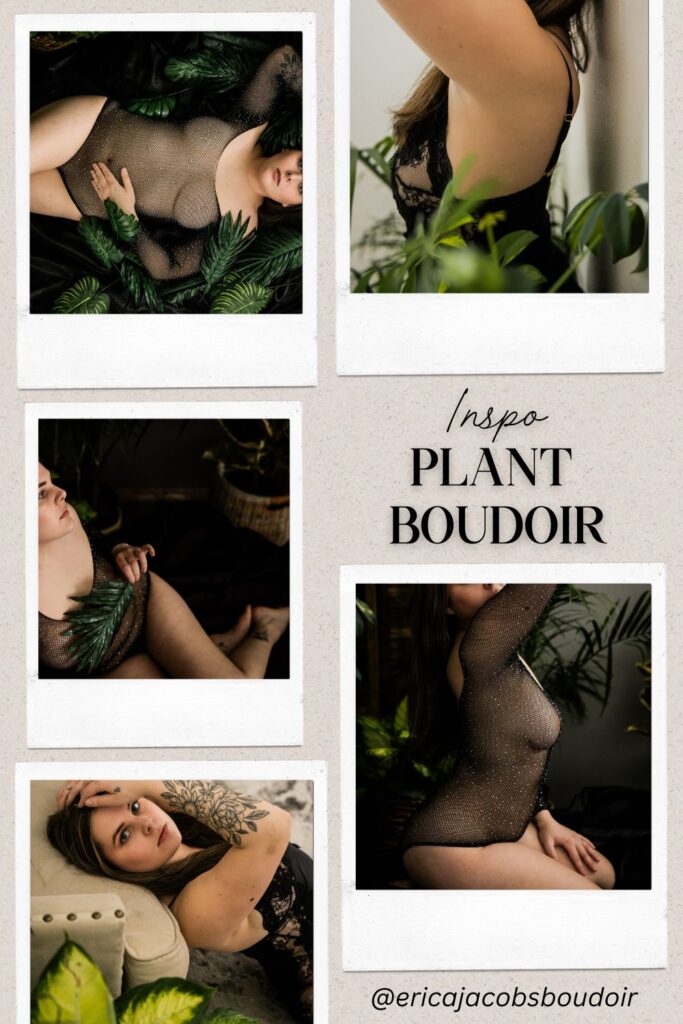 Plant boudoir collage